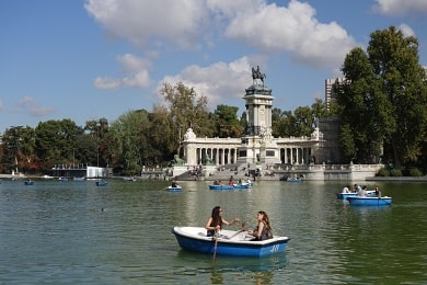 Retiro Park v Madridu